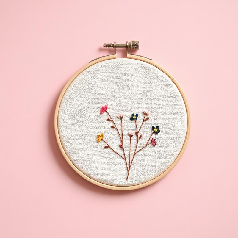 Borduurring · Wilde Bloemen